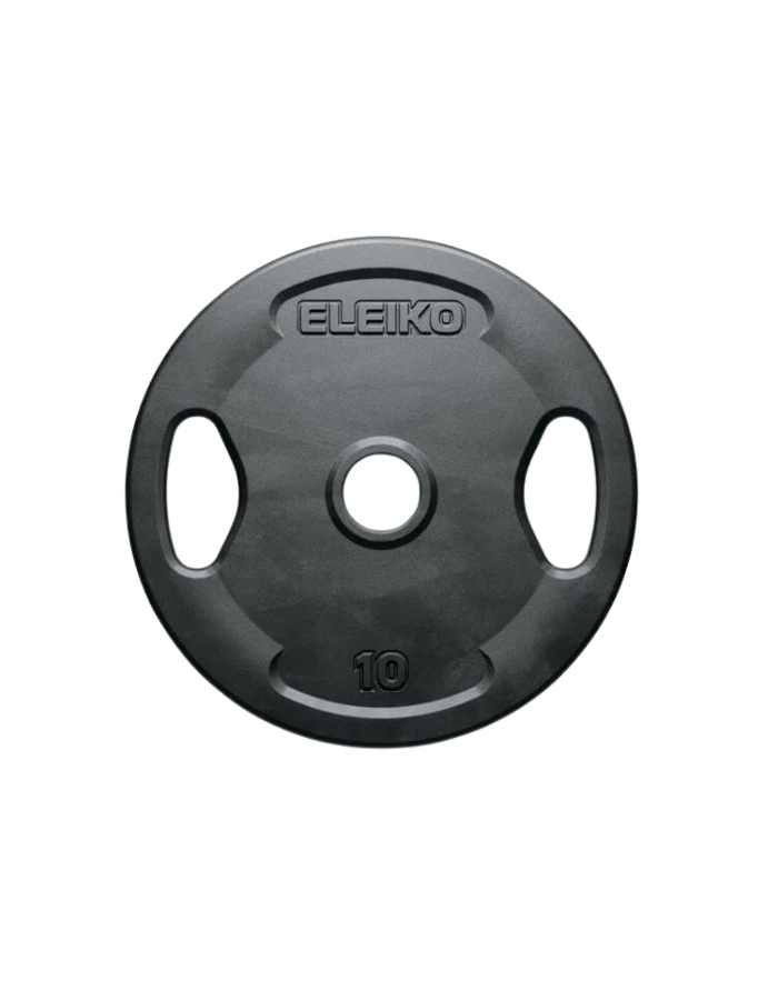 Eleiko Grip Rubber Single Plate - 10 kg - Premium from shopiqat - Just $50! Shop now at shopiqat